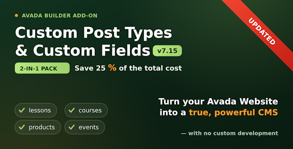 Custom Content Pack for Avada Builder