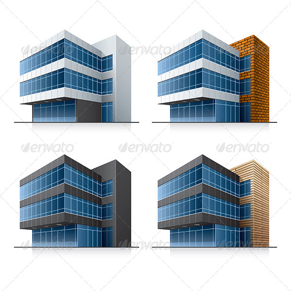 Office Buildings - Buildings Objects