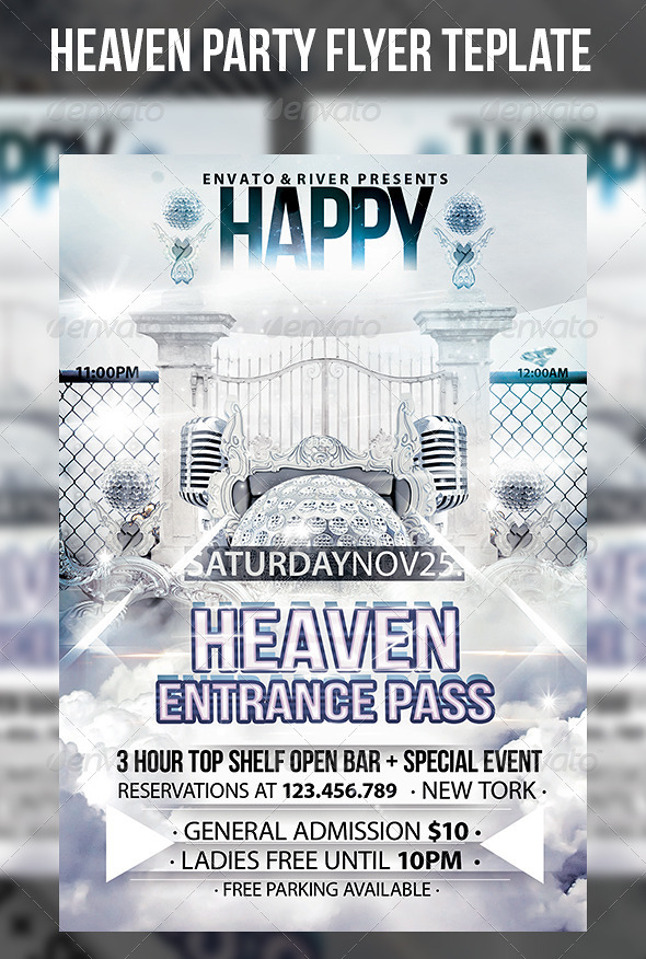 Heaven Gates Flyer Template - Events Flyers