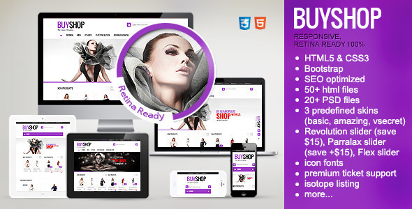 BuyShop - Premium Responsive Retina HTML Template - Retail Site Templates