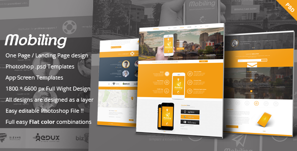 Mobiling - One - ThemeForest 6867802