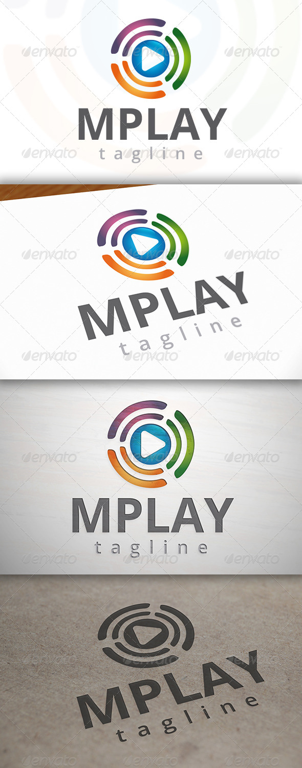 Media Play Logo - Symbols Logo Templates