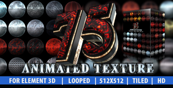 75 Animated Texture - VideoHive 6870041