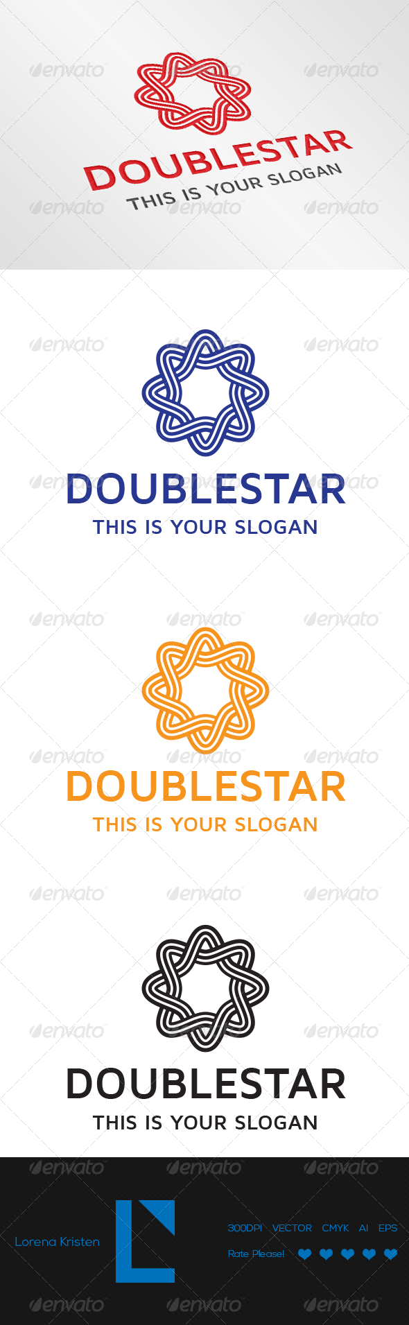 Double Star - Logo Templates