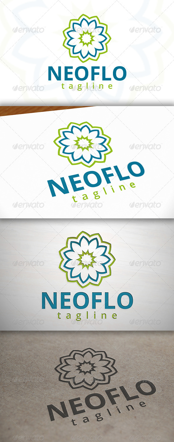 Flower Spa Logo - Nature Logo Templates