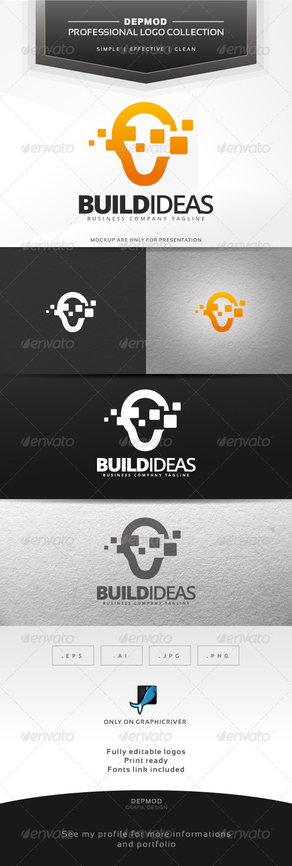 Build Ideas Logo - Symbols Logo Templates