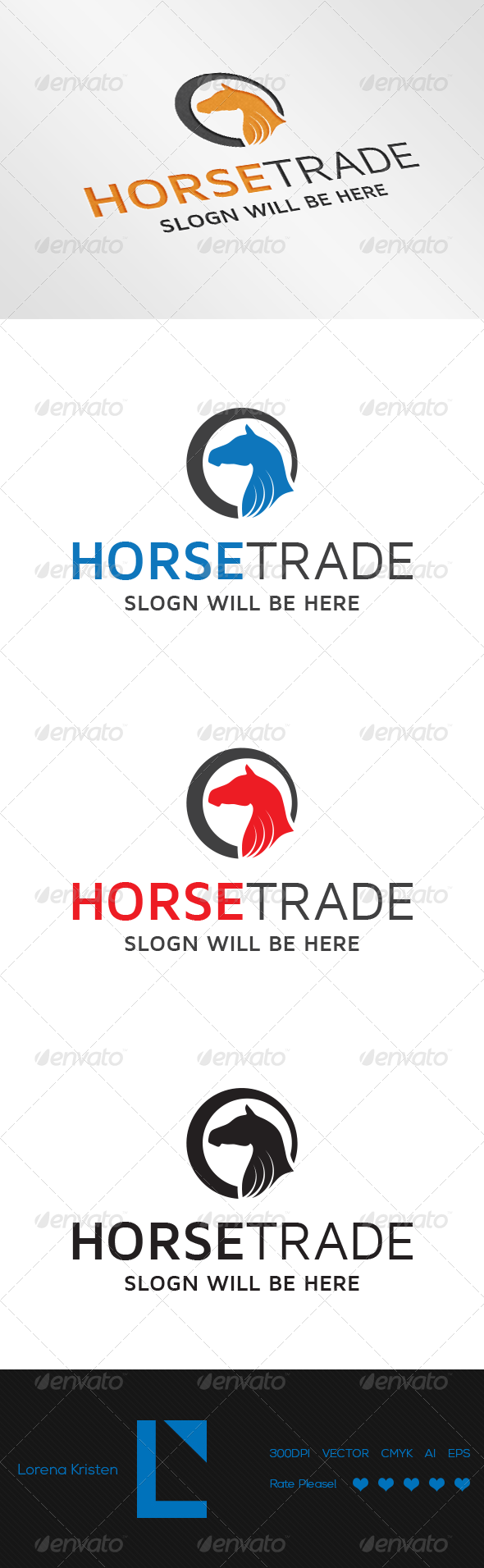 Horse Trade Logo - Animals Logo Templates