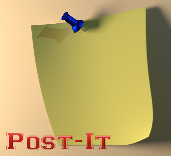 Post-It - 3Docean 6870844