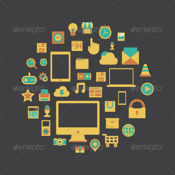 Social Media Circle Group - Vectors