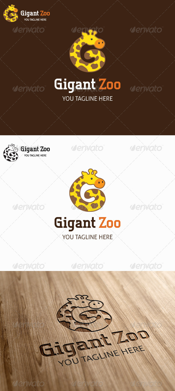 Gigant Zoo Logo Template - Animals Logo Templates