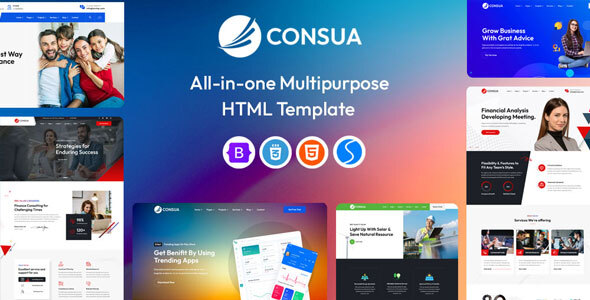 Consua - Consulting Business HTML Template by validthemes | ThemeForest