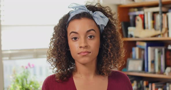 Young Hispanic Latino Woman Diverse Portrait Close Up alt