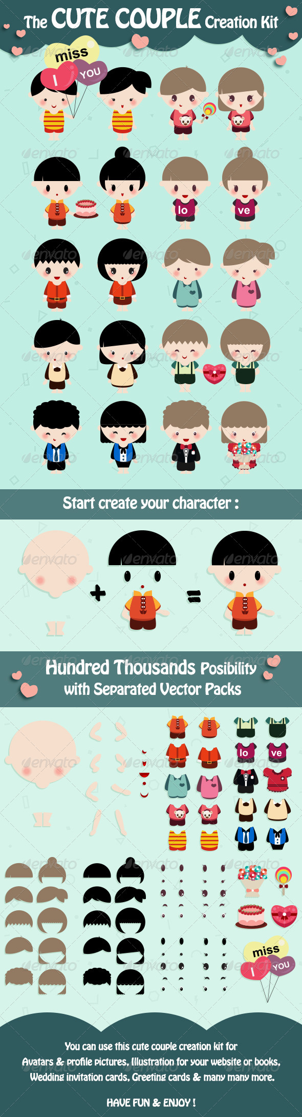 Couple Creation Kit - People Characters
