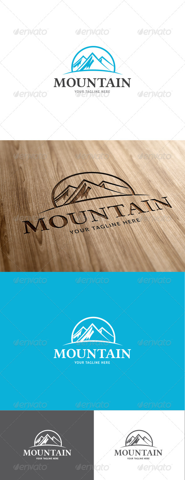 Mountain Logo - Vector Abstract