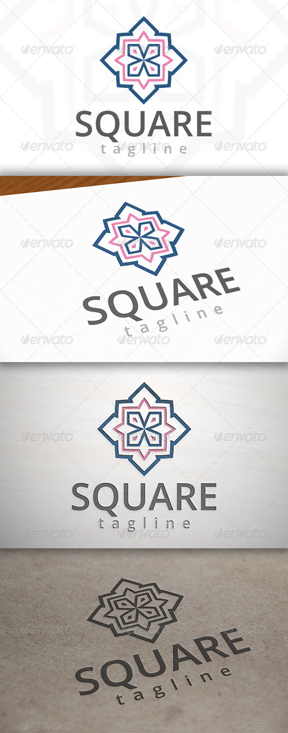Square Logo - Vector Abstract