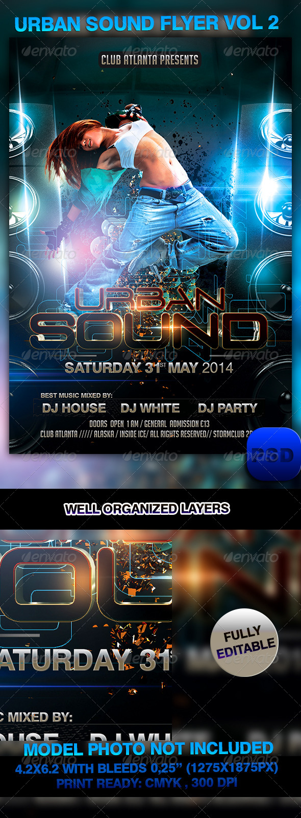 Urban Sound Flyer Vol 2 - Events Flyers