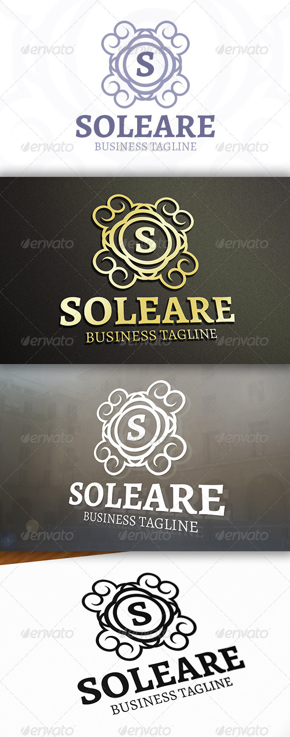 Soleare Logo - Crests Logo Templates