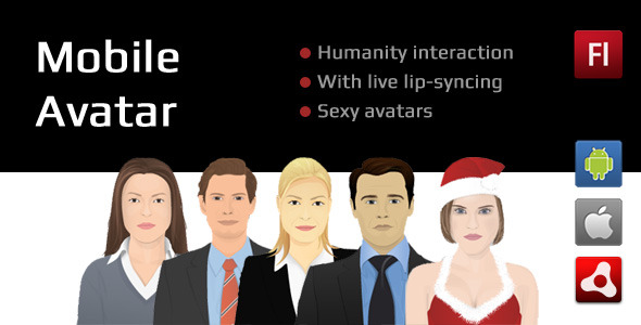 AS3 Talking Avatar lib for Android iOS and desktop