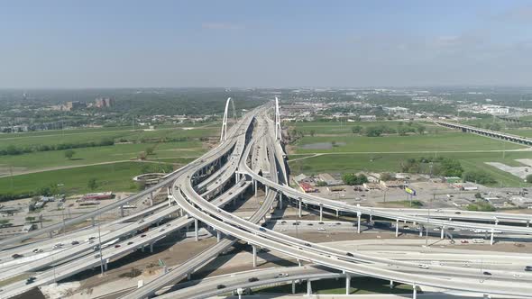 Aerial view of Margaret Mcdermott Bridge alt