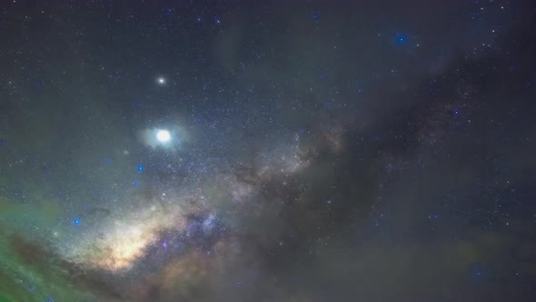 Milky Way Galaxy Time Lapse