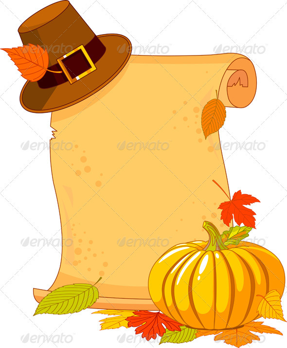Thanksgiving Day scroll - Seasons/Holidays Conceptual