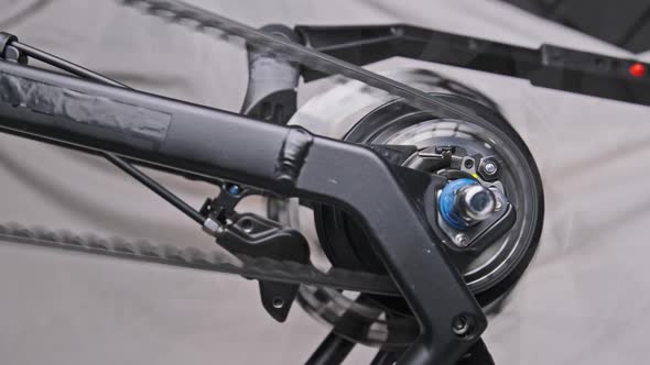 The Planetary Gear on a Belt Driven Bike is Rotating Gear Change Mechanism alt