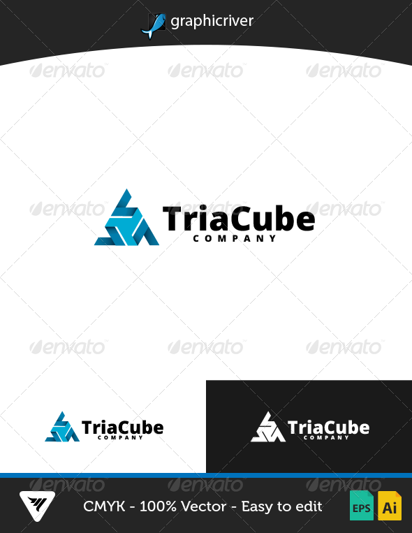 TriaCube Logo - Logo Templates