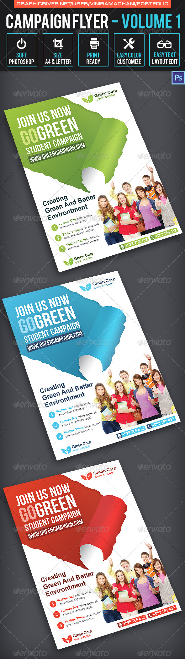 Campaign Flyer | Volume 1 - Corporate Flyers