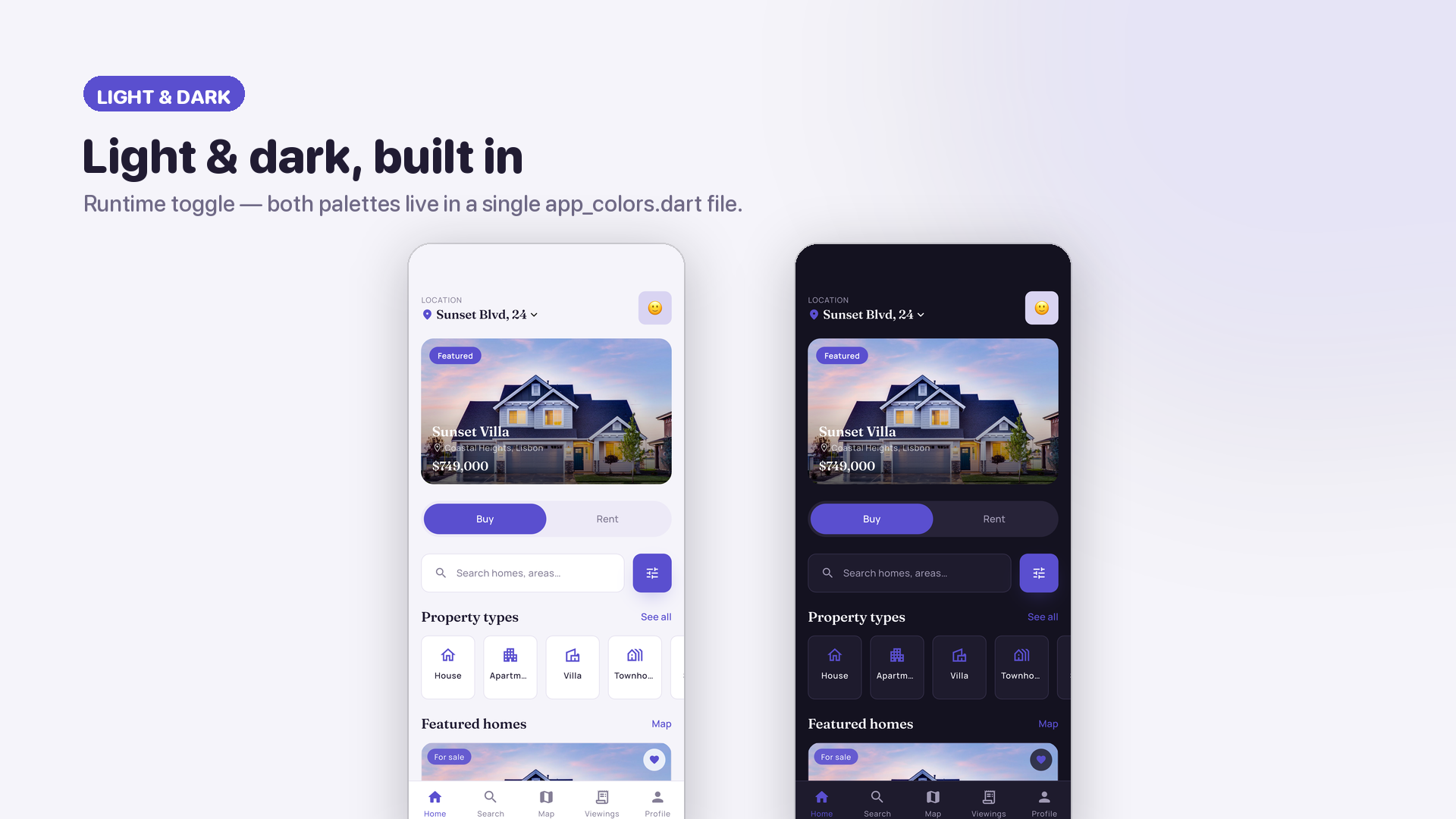 Nestora | Flutter Real Estate UI Kit