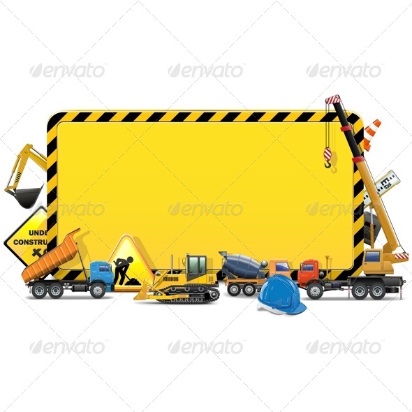Vector Construction Board - Industries Business