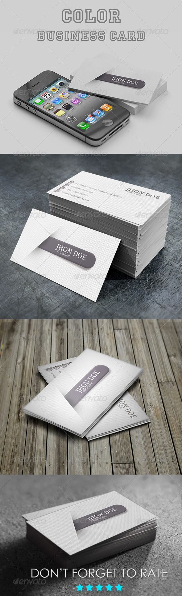Personal Business Card Template - Creative Business Cards