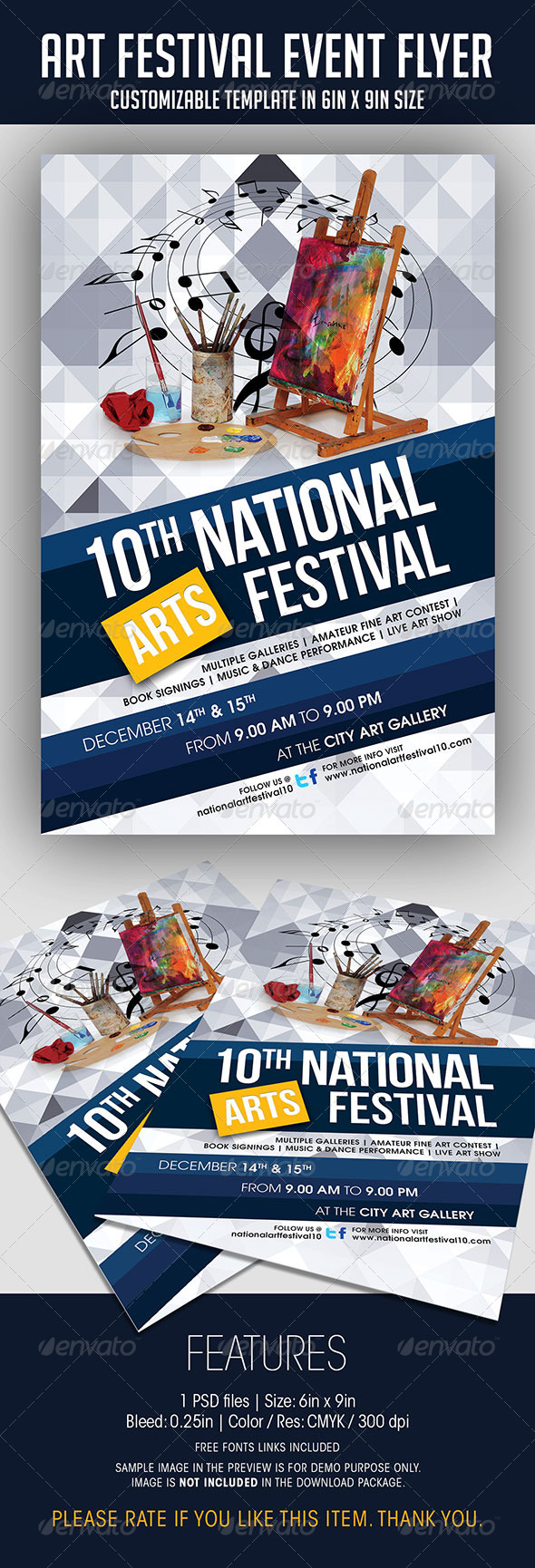Arts Festival Event Flyer - Events Flyers