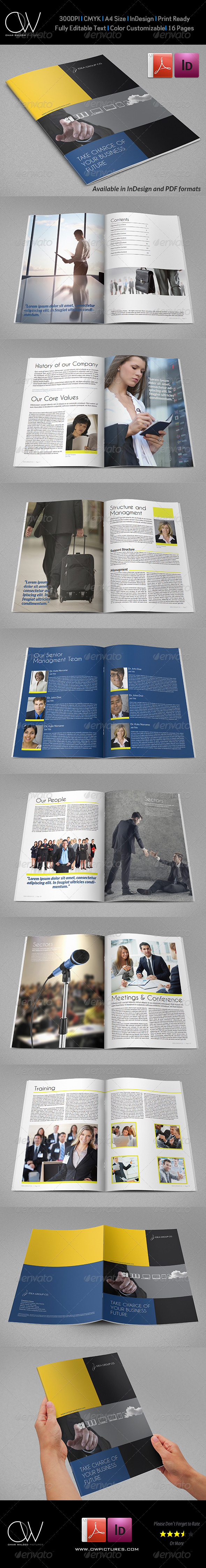 Corporate Brochure Template Vol.26 - 16 Pages - Corporate Brochures