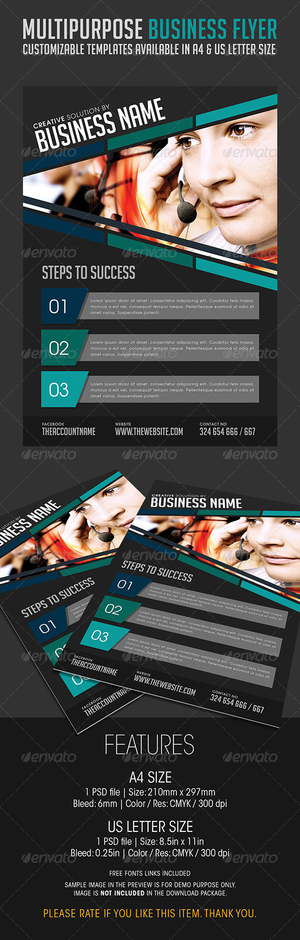 Multipurpose Business Flyer 02 - Corporate Flyers