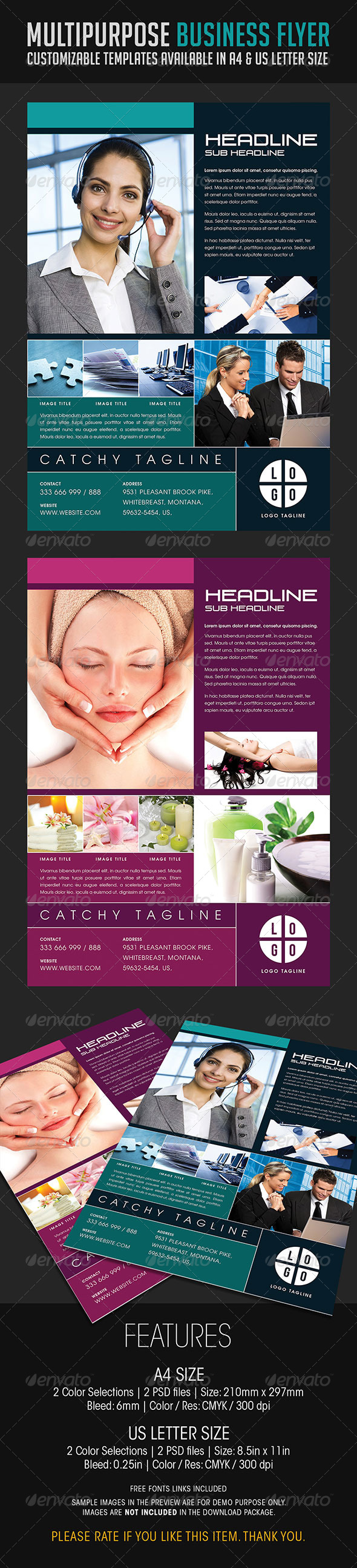 Multipurpose Business Flyer 03 - Flyers Print Templates