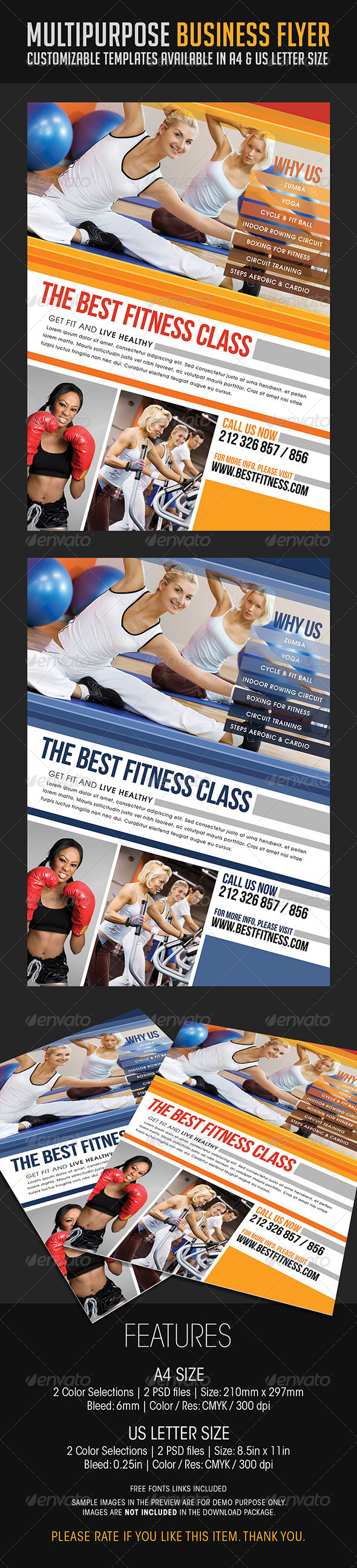 Multipurpose Business Flyer 04 - Flyers Print Templates