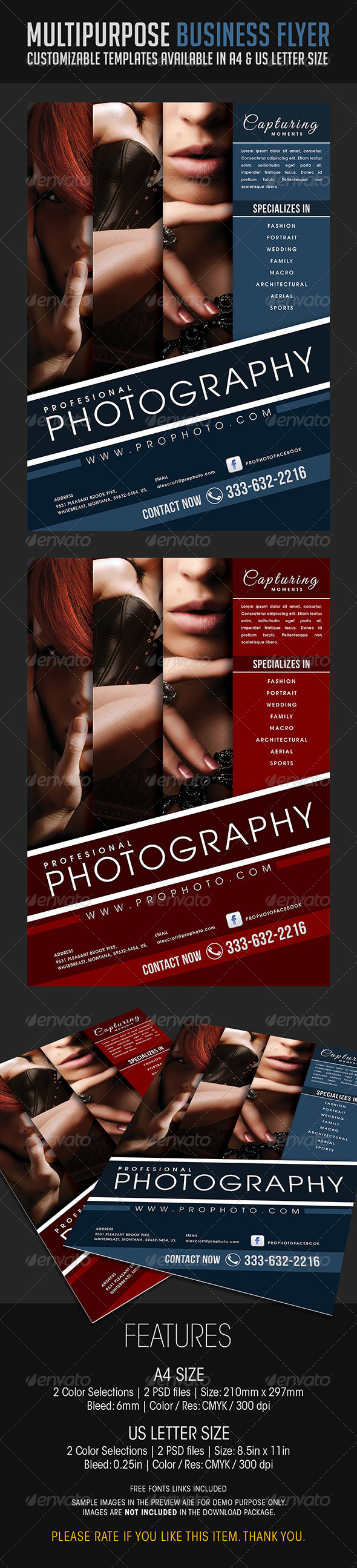 Multipurpose Business Flyer 08 - Flyers Print Templates