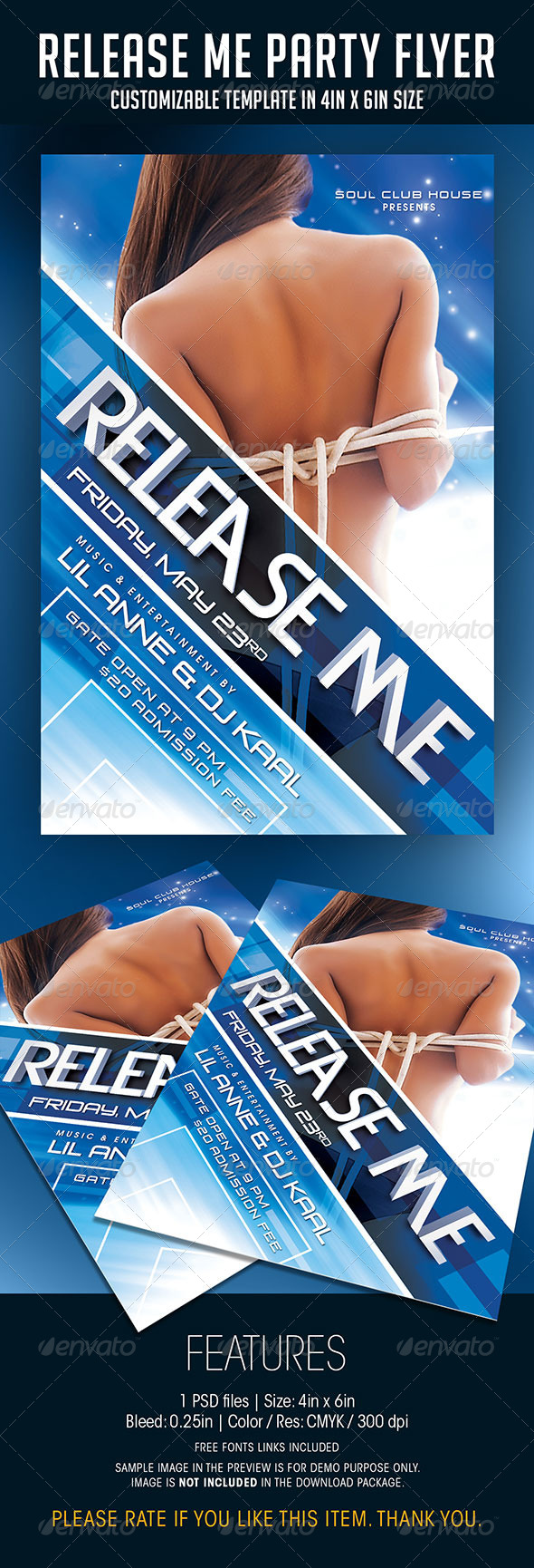 Release Me Party Flyer - Clubs & Parties Events