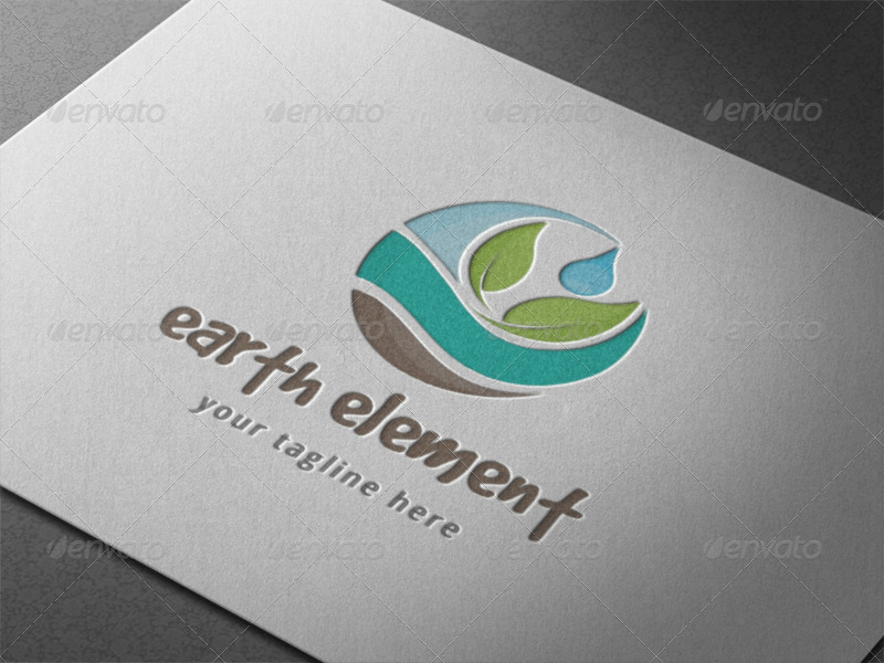 Earth Nature Element Logo By Barkfellow Graphicriver