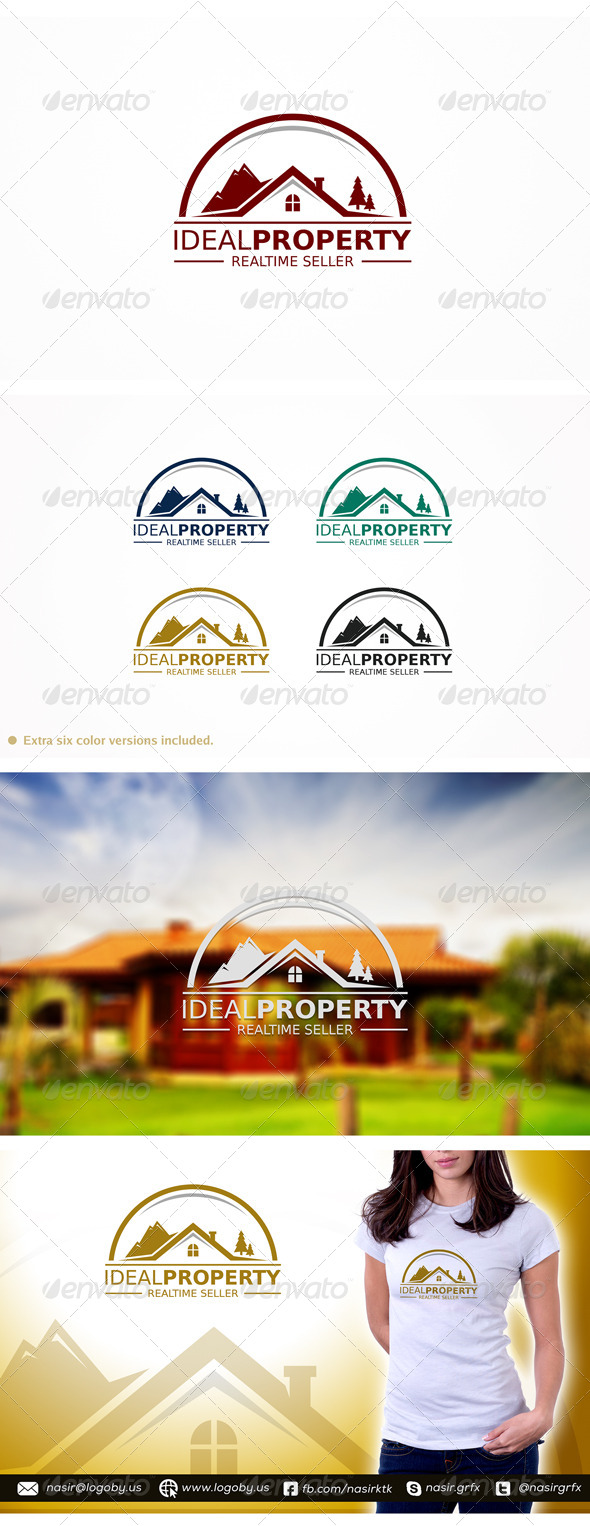 Idael Property - Buildings Logo Templates