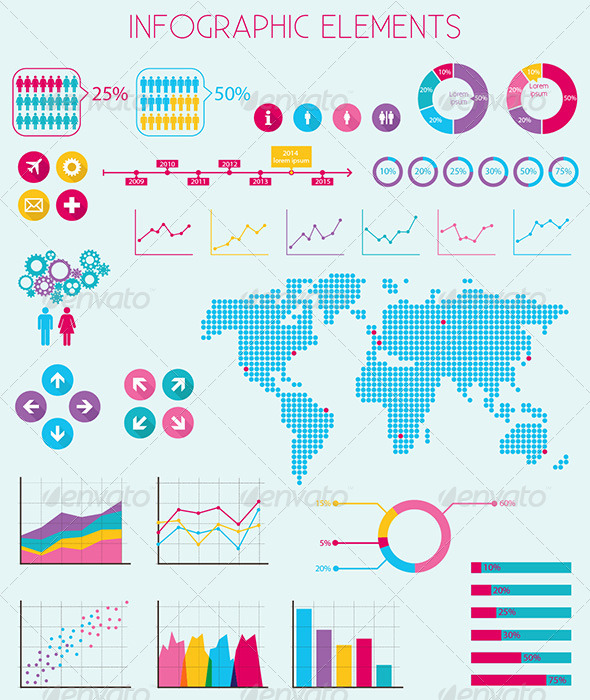 Infographics Elements - Vector - Infographics