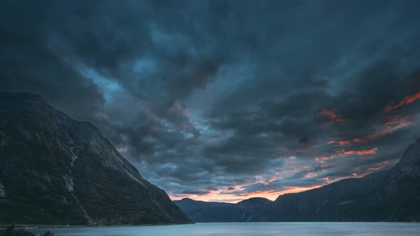 Eidfjord Hordaland County Hardanger Region Hardangerfjord Norway alt