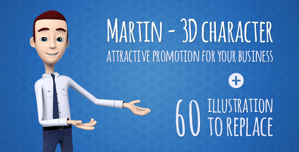 Martin 3D Character - VideoHive 6886216