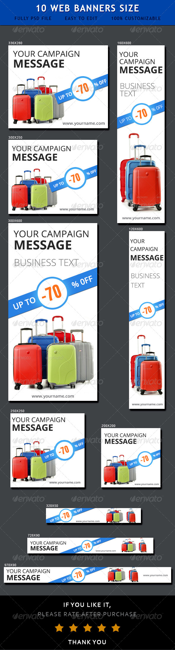 Sale Ad Banners - Banners & Ads Web Elements