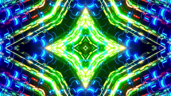 Abstract looping animated background. Motion Graphics Pattern. VJ style alt