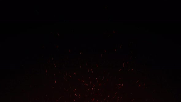 Fire Particles Background