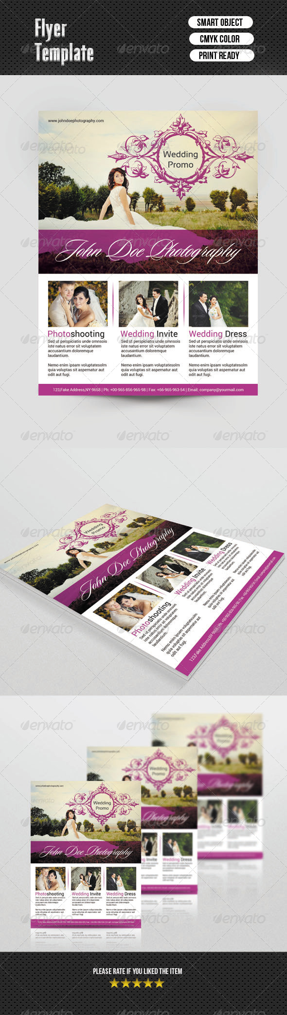 Wedding Photography Flyer - Events Flyers