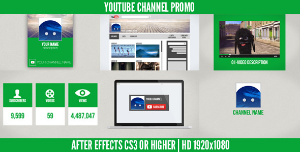 Youtube Channel Promo - VideoHive 6814990
