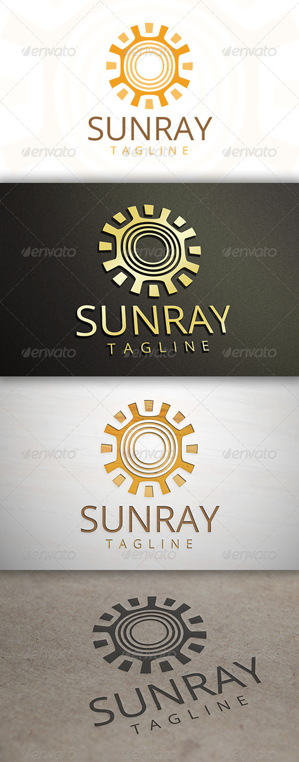 Sun Ray Logo - Nature Logo Templates
