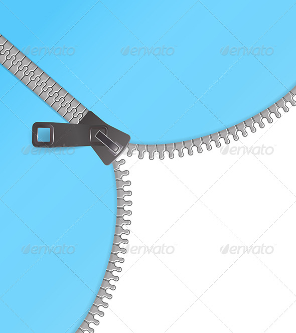 Zipper Vector Background - Objects Vectors